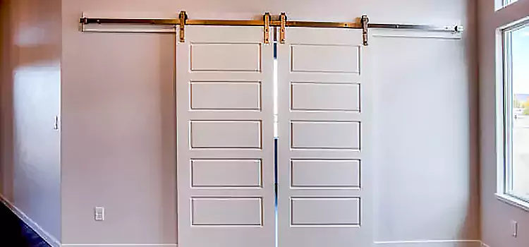 Glass Barn Door with Installation Hardware Kit Ilchester