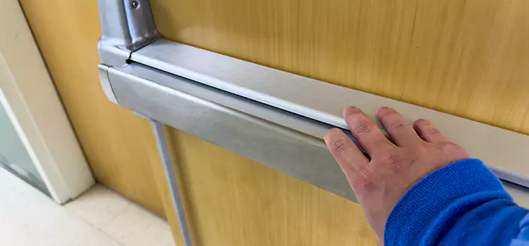 Installing a Push Bar on a Door Ilchester